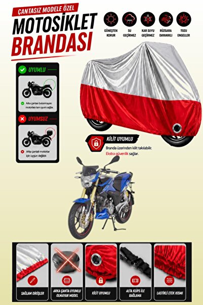 Cemku Twin Top Gray - Bottom Red Mondial 180 Z-One S Compatible Engine Cover,...