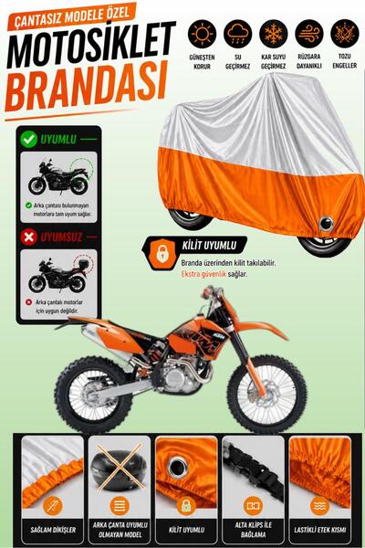 Cemku Twin Top Gray - Bottom Orange Ktm 450 Exc Compatible Engine Cover, Rear...