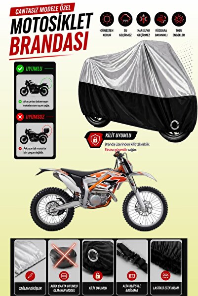 Cemku Twin Top Gray - Bottom Black Ktm 250 Freeride R Compatible Engine Cover...
