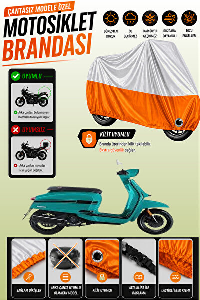 Cemku Twin Top Gray - Bottom Orange Lambretta V125 Special Compatible Engine ...