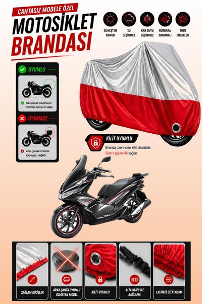 Cemku Twin غطاء محرك متوافق مع Kymco Grand Dink 250i باللون الرمادي من الأعلى...