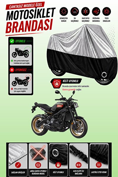 Cemku Twin غطاء محرك ياماها XSR 900 متوافق مع اللون الرمادي العلوي والأسود ال...