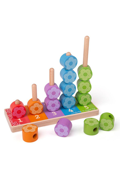 BIGJIGS Toys Flower Counter