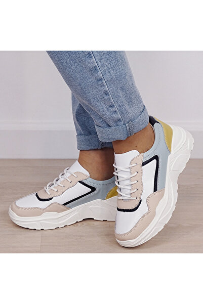 SOFILINE Adidași din piele bej 5092 M2