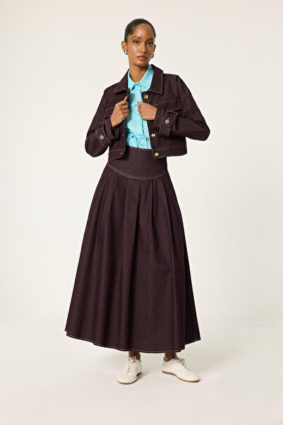 Touché Privé Denim Jacket Skirt Set