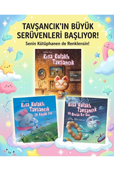Yapı Kredi Yayınları KISA KULAKLI TAVŞANCIK ÜÇLÜ HİKAYE SETİ