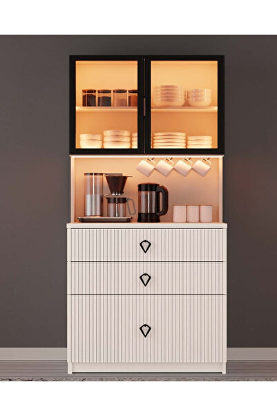 miracool Lale Kahve Köşesi / Komple MDF / Led Işıklı