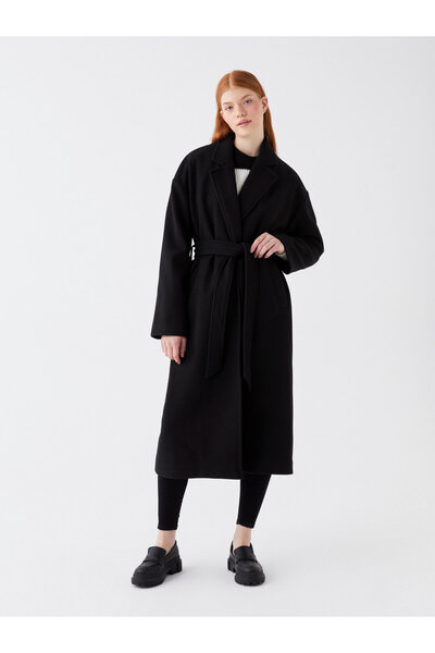 LC Waikiki Jacket Collar Women's Cachet Overcoat