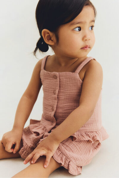H&M 2 Parçalı Pamuklu Muslin Set