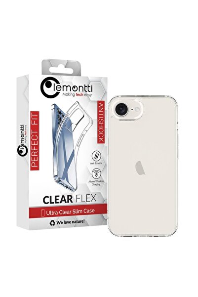 lemontti Husa Silicon iPhone 17e / iPhone 16e Transparent