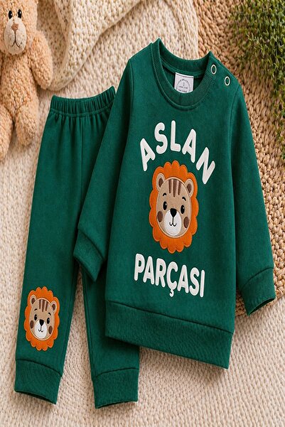 METEOR BABY Baby Boy Lion Embroidered 2-Piece Set - Seasonal Baby/Child Set