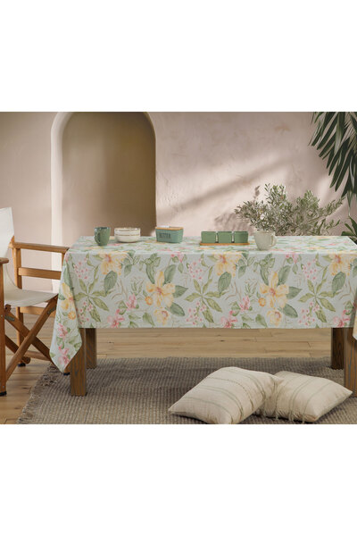 Nef Nef Homeware Nef Nef Opalyn 140x240 Βαμβακερό Τραπεζομάντιλο – Πράσινο