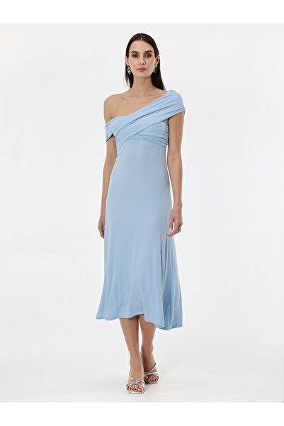 ORSAY Rochie maxi de damă albastru deschis