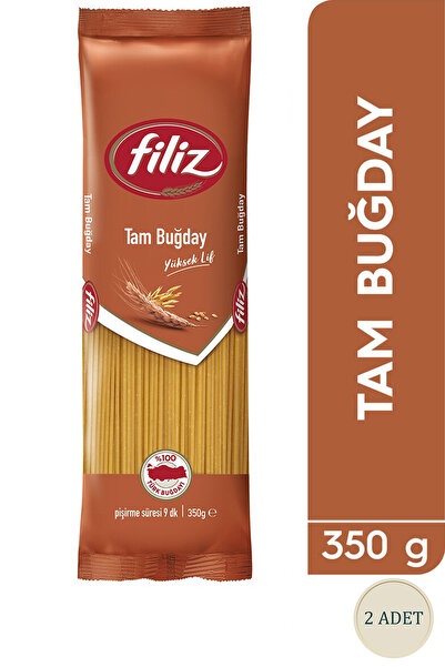 FİLİZ Tam Buğday Spagetti Makarna - 350 Gr - 2 Adet