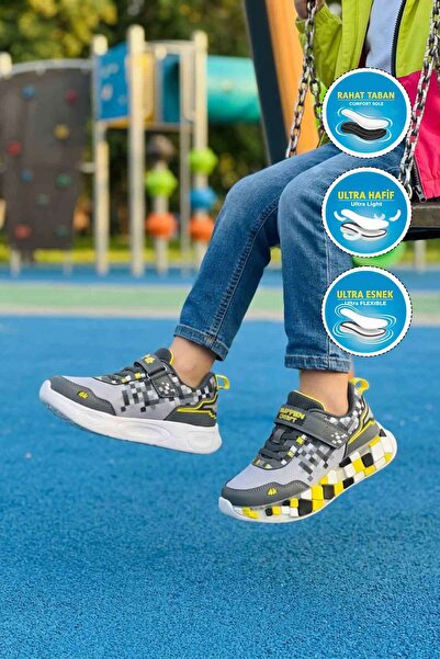 ruffon 1030 F Smoked-Ice Boys' Sports Shoes