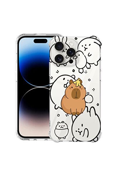 bestcase Husă Antișoc pentru Apple iPhone 14 Pro Max, cu desen animat Kawaii ...