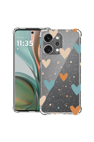 bestcase Αντικραδασμική Θήκη για OPPO Reno14 F / FS, Χαριτωμένο Σχέδιο Αγάπης...