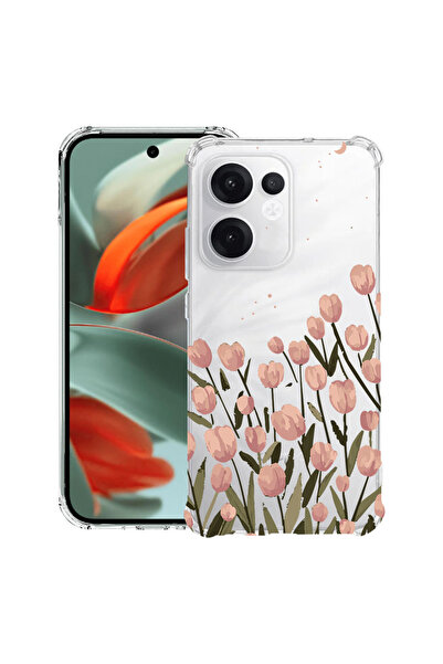 bestcase Husă Antișoc pentru OPPO Reno13, Florală - Lalea Pastel, 2051629 AS ...