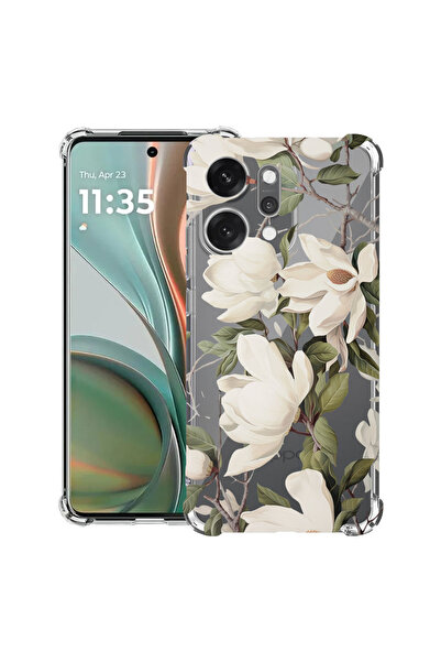 bestcase Αντικραδασμική Θήκη για OPPO Reno14, Ανθισμένη Μανόλια Φλοράλ Σχέδιο...