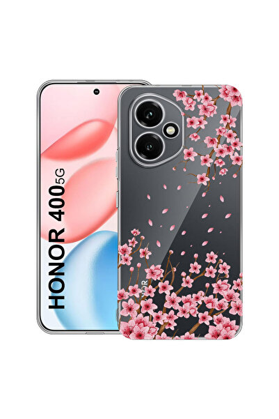 bestcase Husă Antișoc pentru Honor 400, Florală - Floare de cireș roz, 204114...