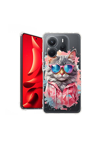 bestcase Husă Antișoc pentru Xiaomi Redmi Note 14 4G, Shopping Queen Cat, 193...