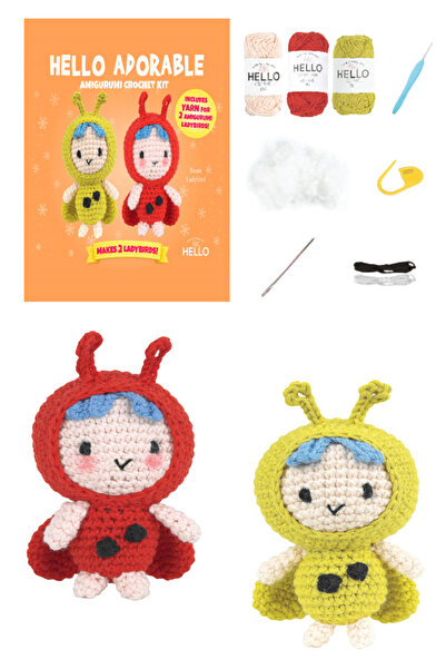 GLANCE Hello Crafts HC881 Adorable Amigurumi Örgü Kiti - Rosıe Ladybırd