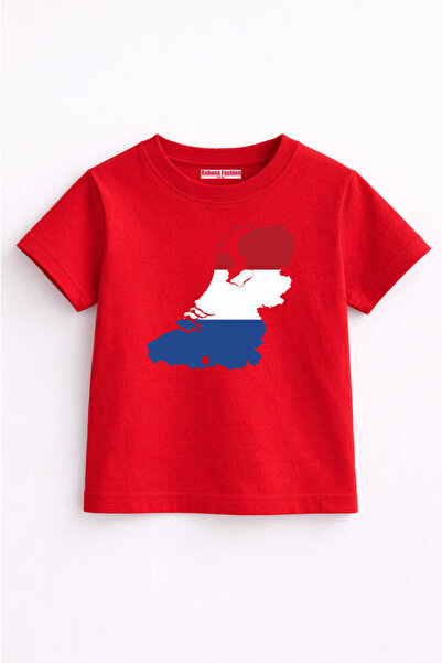 Rabona Fashion Tricou pentru copii cu harta Țării Olandeze