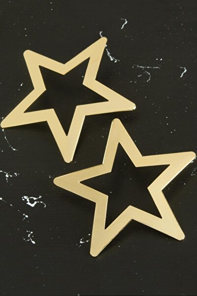 ZERO LAND Ilkeshop Star New Season Metal Earrings - (00753) Silver Color