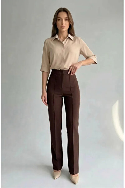 tukan company Krep Kumaş Likralı Pantalon