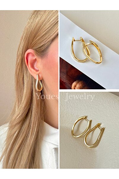 YOUES JEWELRY 316l Çelik CM VİP Seri 14 K Altın Renk Lüx Renk Gold VIP Seri P...