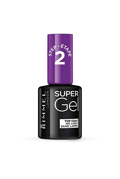 RIMMEL LONDON Super Gel Nail Polish, 12 ml, Top Coat
