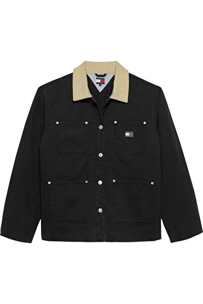 Tommy Hilfiger TJW CHORE JACKET EXT, BDS Siyah Kadın Ceket