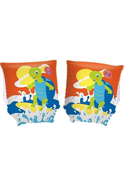BESTWAY Renkli Figürlü Şişme Deniz Kolluk, 23x15 cm, Eğlenceli ve Güvenli Kul...