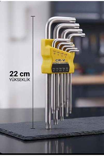 Hırdavat Tork Allen Set 9 Piece Allen Star Bits