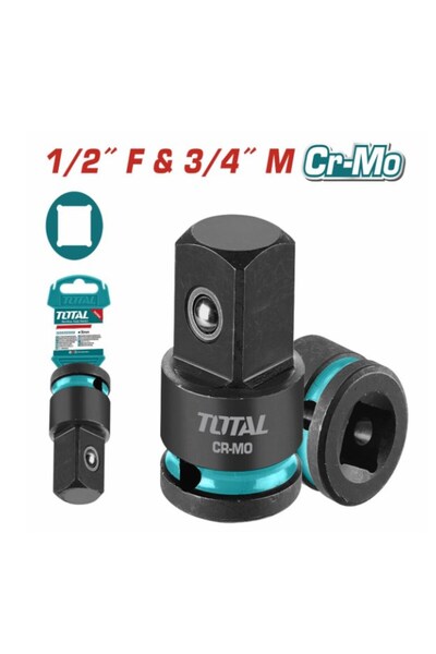 TOTAL 1/2- 3/4 Darbeli Lokma Adaptörü THIAD1234