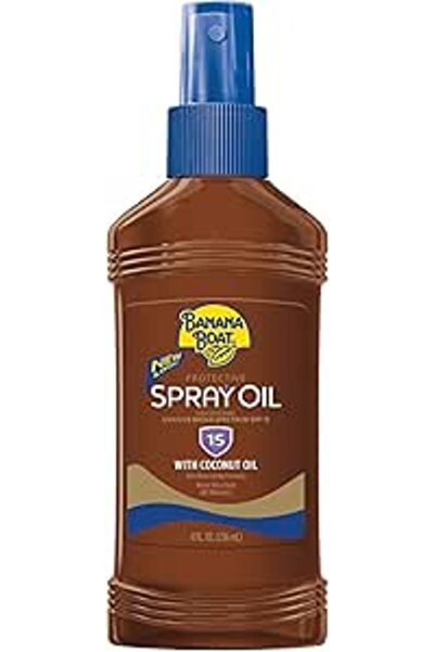 Banana Boat زيت تسمير البشرة B.BOAT (عامل حماية من الشمس SPF15) 236 مل # 4021