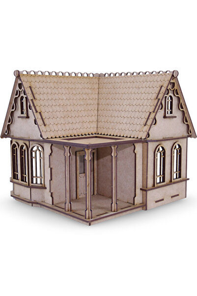 ALGWOOD Anna Dickinson Doll House Ahşap Oyuncak Ev Maketi - Viktorya Tarzı Ah...