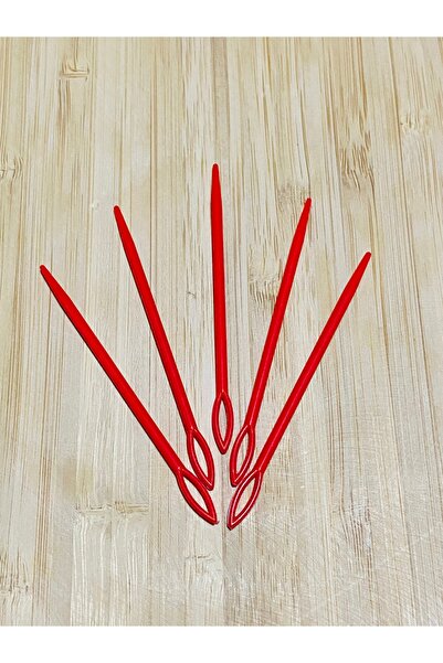 Lorin hobi Plastic Wool Knitting Sewing Needle 7.5 cm 5 Li Package
