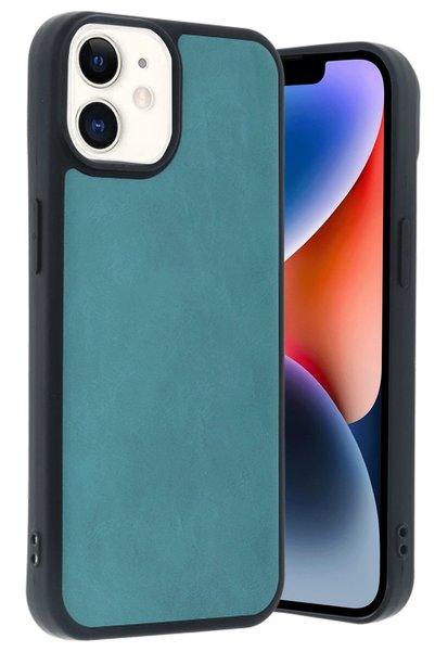 New Face ILKESHOP غطاء جلدي جديد لهاتف iPhone 11 - (215630) أخضر