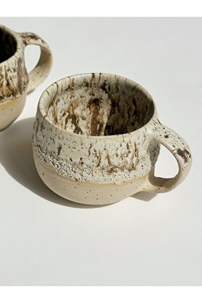Atölye Ceramic Moss Kahve Fincanı El Yapımı