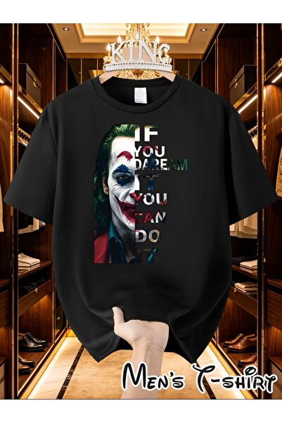 H&GHAMLEGİYİM Printed Oversized Unisex Women's Crewneck T-Shirt