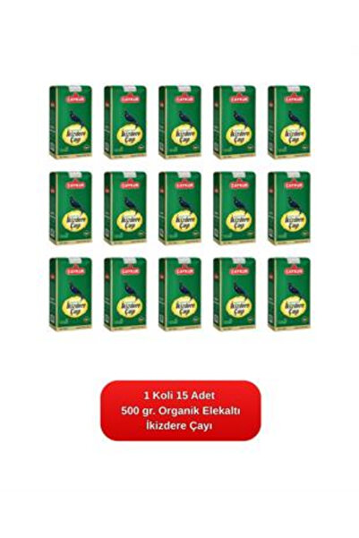 Çaykur Organik Elekaltı İkizdere Çayı 500 gr. 15'li Koli