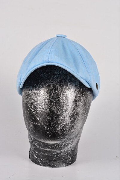 mercantoptan 100% Cotton Summer Model British 8-Piece Cap Hat