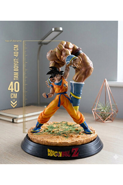 TÜTSÜ SEPETİ 40 cm BÜYÜK BOY ANİME DRAGON BALL SON GOKU FİGÜRÜ ANİME KARAKTER...