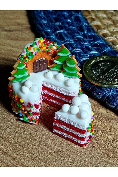 cankids El yapımı minyatür Noel pasta