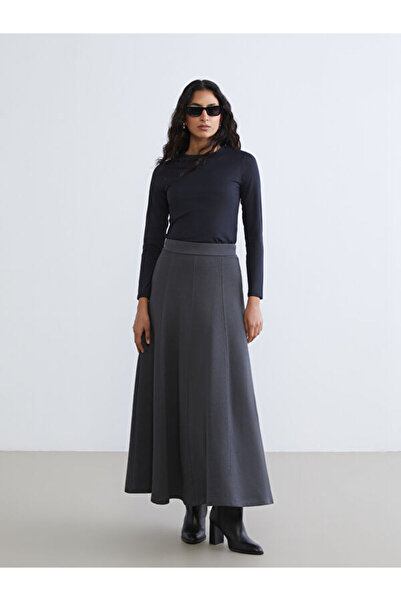 LC Waikiki Flared Skirt with Elastic Waist