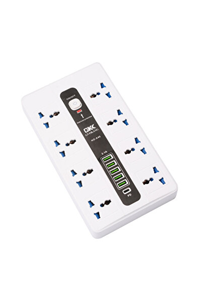 Fikpoo Power Strip with Charger Universal AC Jack Outlets Desktop Socket Flat...