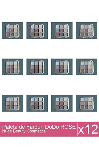 Makeup Set 12x Paleta de Farduri DoDo ROSE 8g, 01