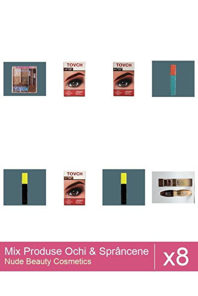 Makeup Set Mix 8 produse Rimel Sprancene: Vopsea sprancene , Nuanta 66.0, Rim...