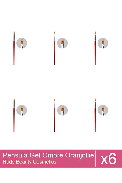 Makeup Set of 6x Oranjollie Ombre Gel Brush